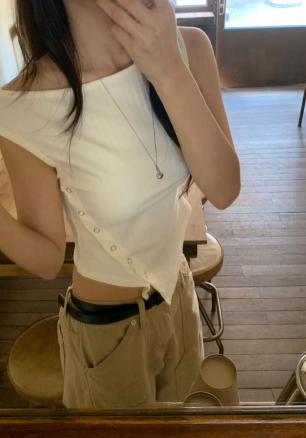 PLEASE/WW韓國代購女士新品真品職業推薦時尚人氣26春夏T恤PLEASE/WWT恤圖色1