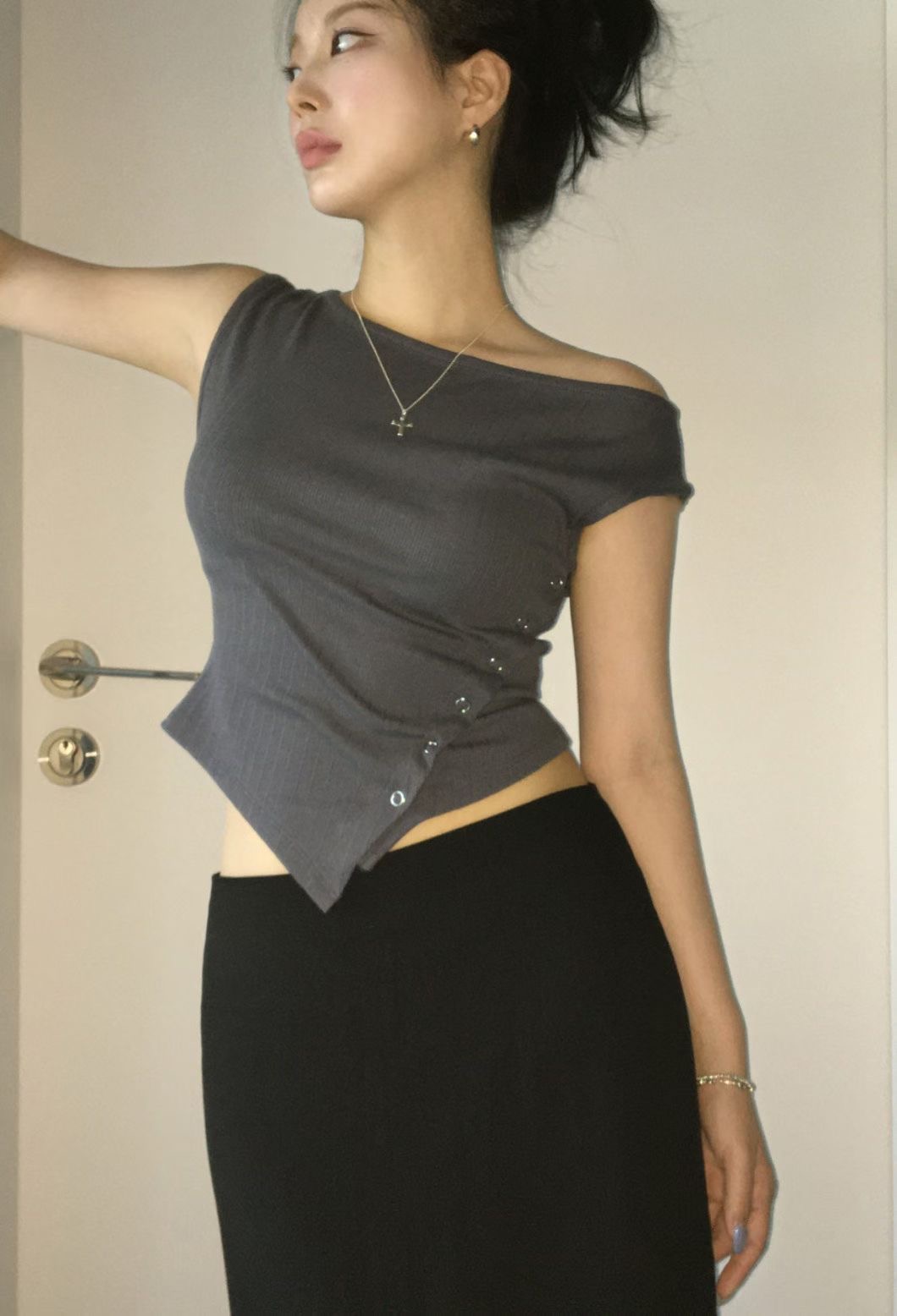 PLEASE/WW韓國代購女士新品真品職業推薦時尚人氣26春夏T恤PLEASE/WWT恤圖色2