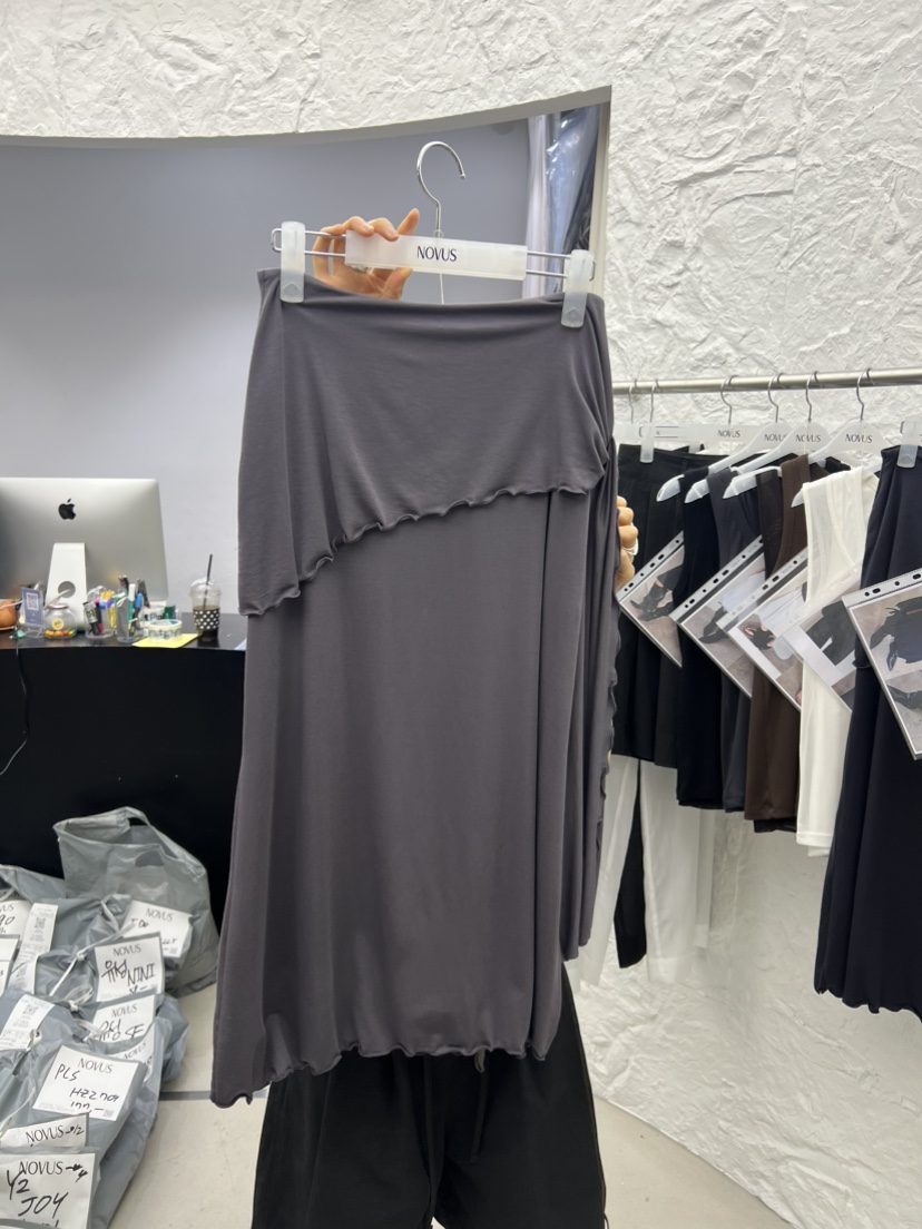 NOVUS東大門直郵女士新款時尚真品26春夏休閑人氣職業長裙NOVUS長裙圖色3