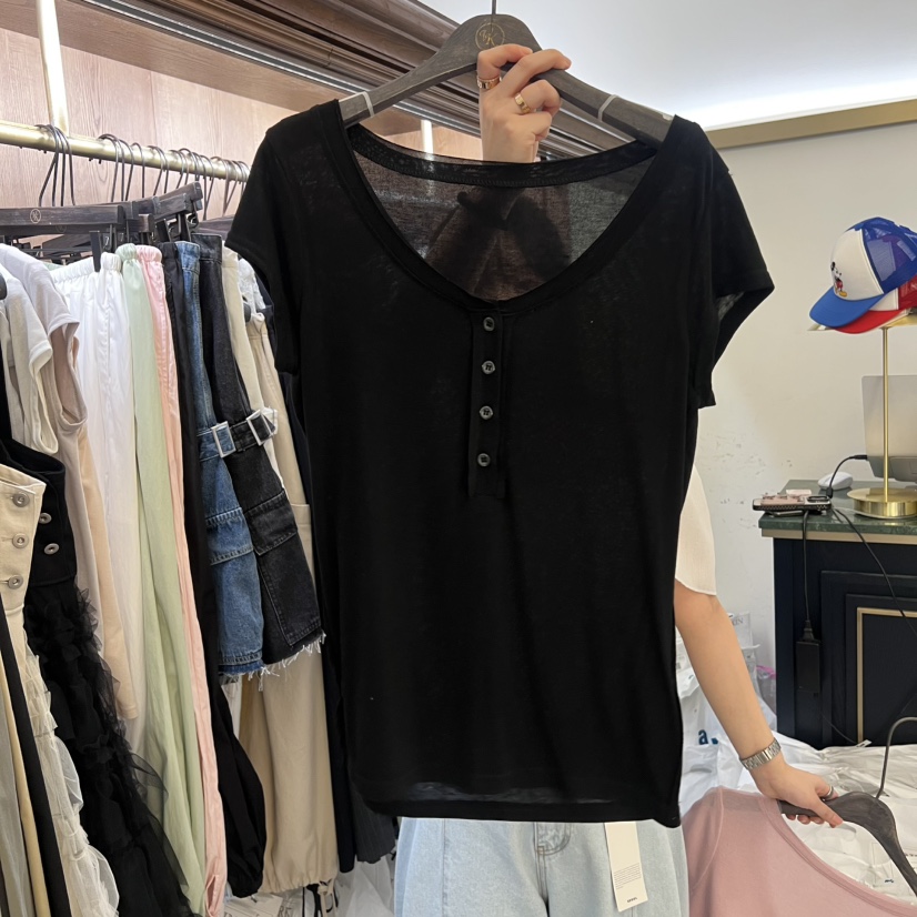 VIRKIN韓國東大門直郵女裝新款推薦時尚熱賣職業人氣26春夏T恤VIRKINT恤圖色6