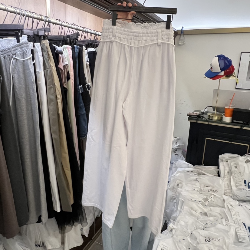 VIRKIN東大門實拍女裝新品職業時尚休閑推薦休閑褲含腰繩VIRKIN休閑褲圖色1