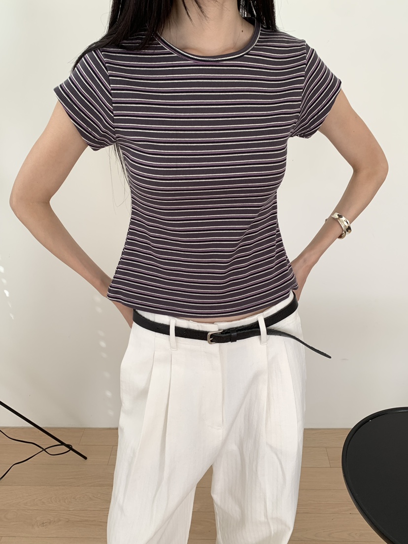 B_GARDER東大門實拍女裝新品時尚休閑職業熱賣26春夏推薦T恤B.GARDERT恤