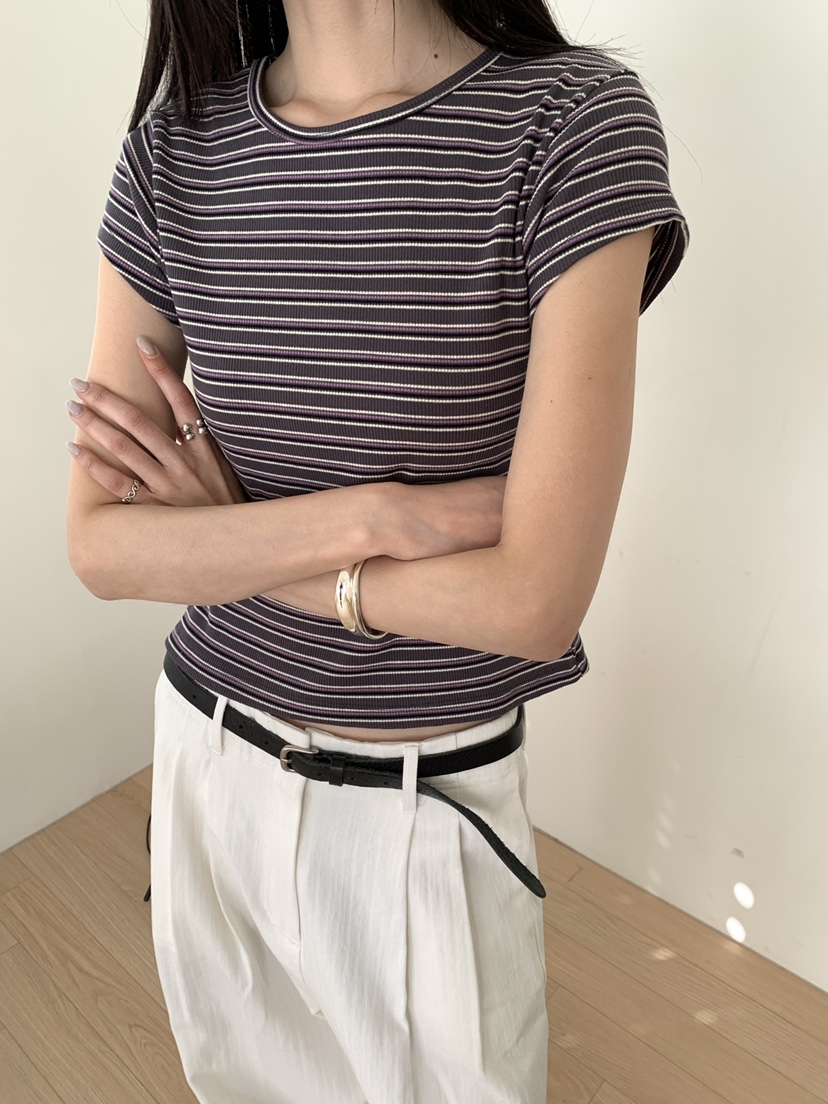 B_GARDER東大門實拍女裝新品時尚休閑職業熱賣26春夏推薦T恤B.GARDERT恤