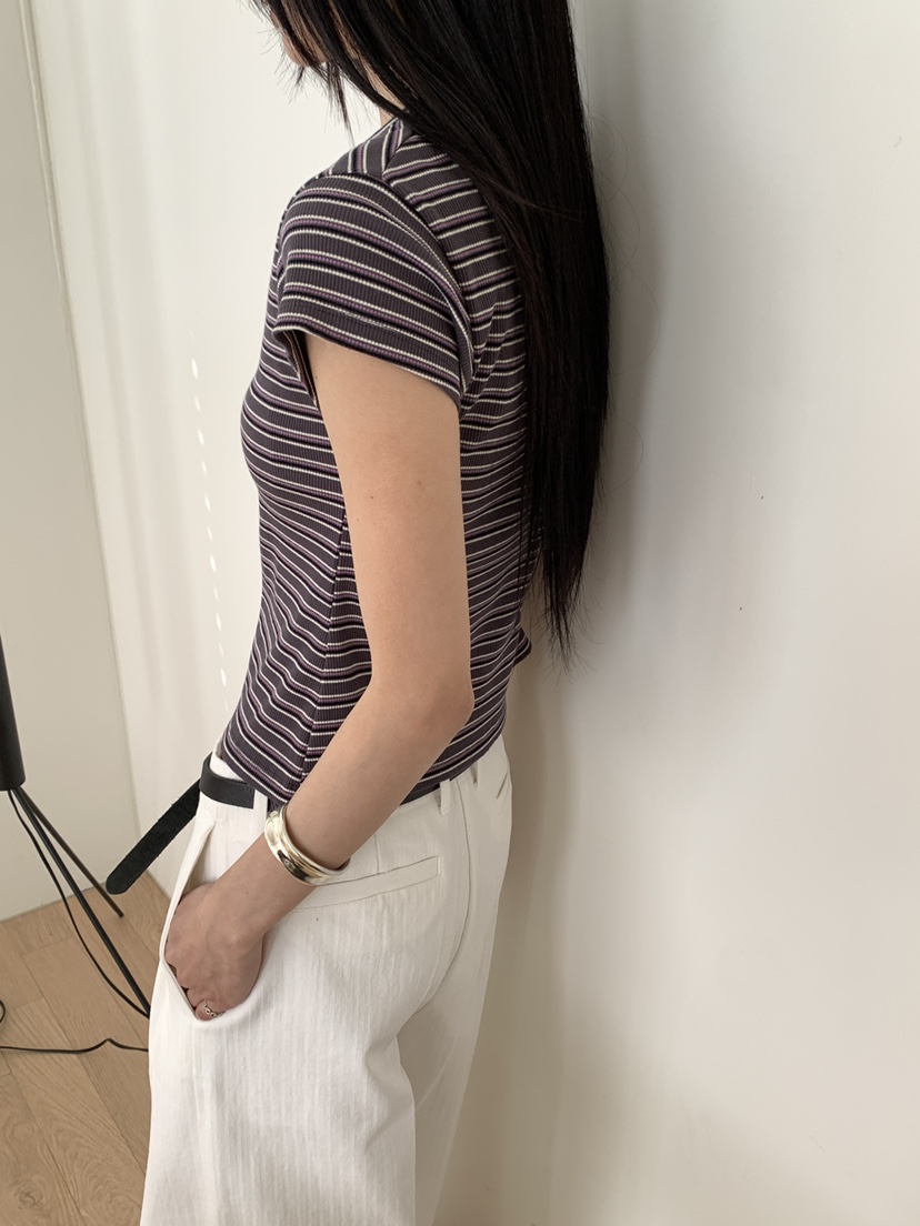 B_GARDER東大門實拍女裝新品時尚休閑職業熱賣26春夏推薦T恤B.GARDERT恤