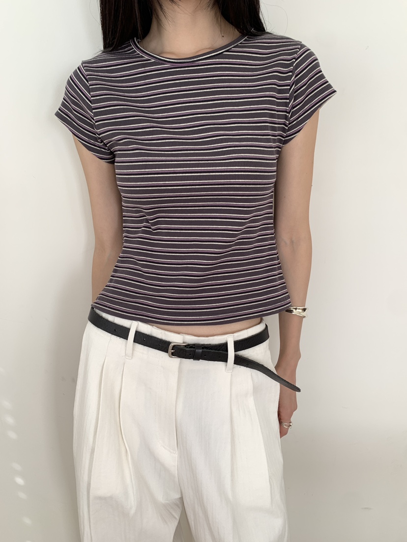 B_GARDER東大門實拍女裝新品時尚休閑職業熱賣26春夏推薦T恤B.GARDERT恤