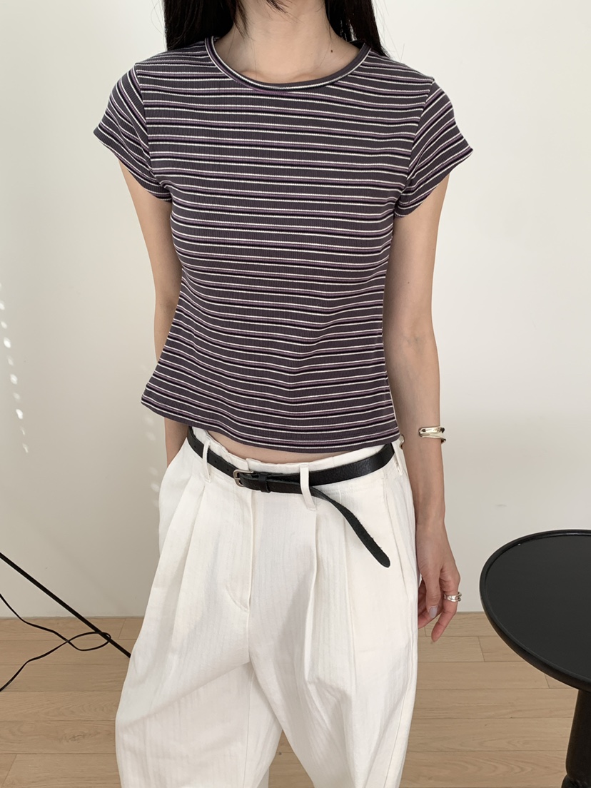 B_GARDER東大門實拍女裝新品時尚休閑職業熱賣26春夏推薦T恤B.GARDERT恤