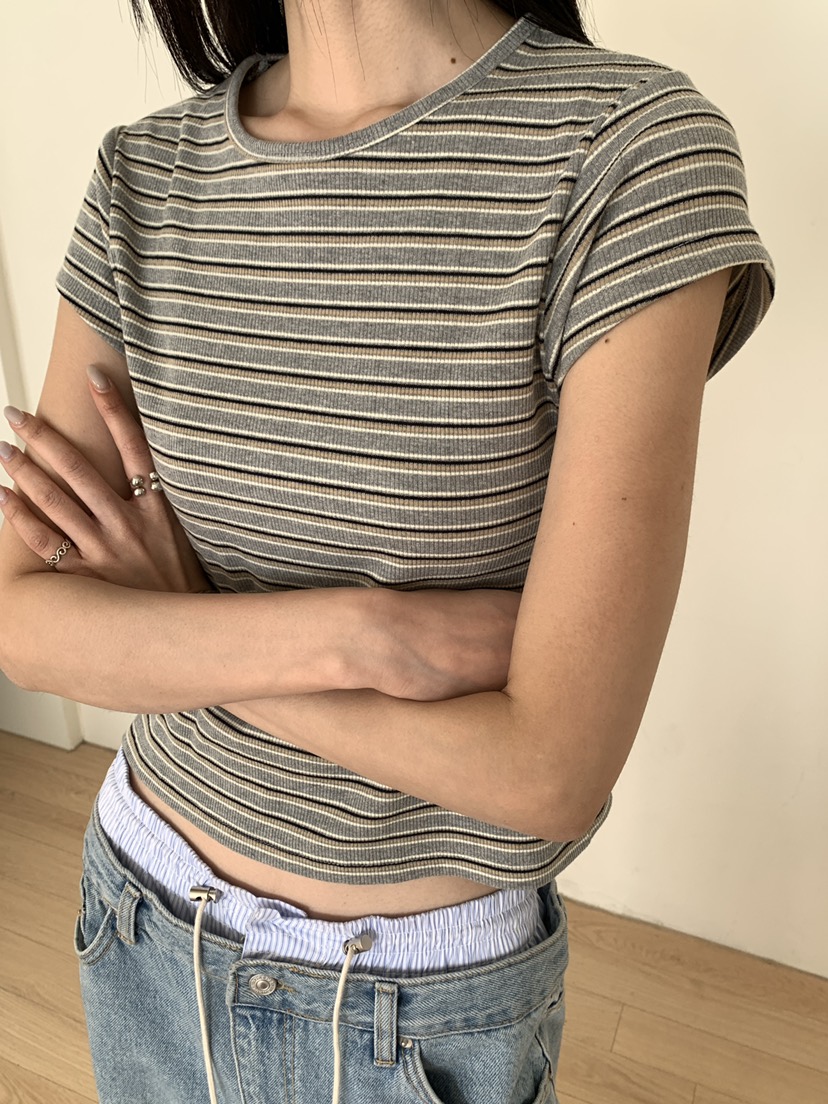 B_GARDER東大門實拍女裝新品時尚休閑職業熱賣26春夏推薦T恤B.GARDERT恤