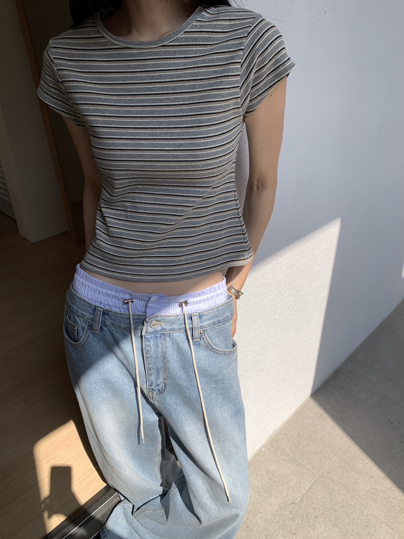 B_GARDER東大門實拍女裝新品時尚休閑職業熱賣26春夏推薦T恤B.GARDERT恤