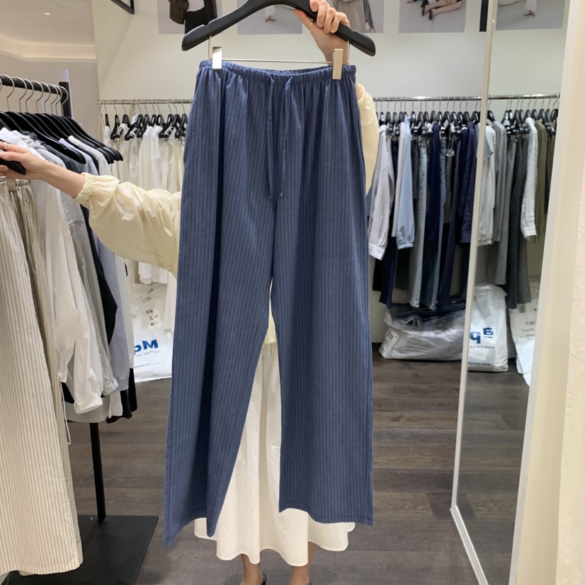 OURIN/THIS IS東大門實拍女裝新款熱賣時尚休閑褲亞麻布OURIN/THIS IS休閑褲圖色2