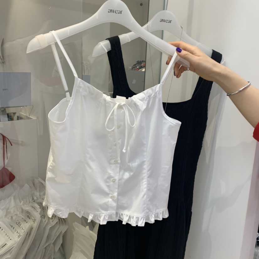 RUMIRU/AWEAR韓國代購女士新品推薦熱賣26春夏休閑吊帶背心awear/RUMIRU吊帶/背心圖色1