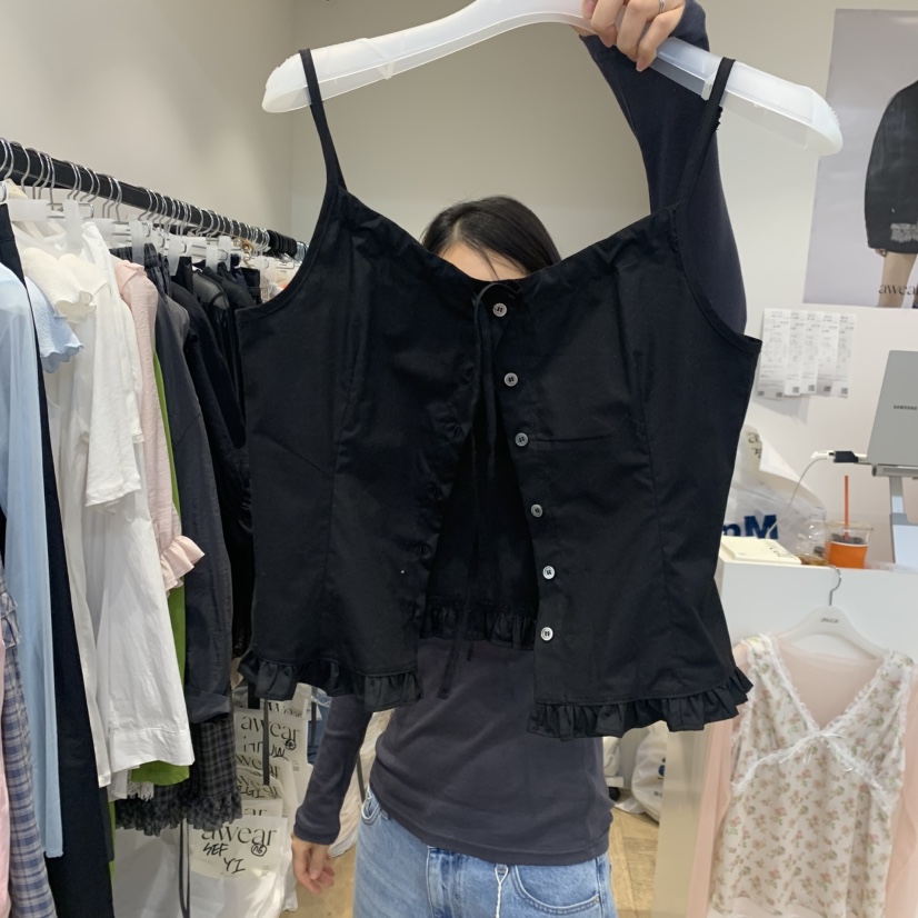 RUMIRU/AWEAR韓國代購女士新品推薦熱賣26春夏休閑吊帶背心awear/RUMIRU吊帶/背心圖色2