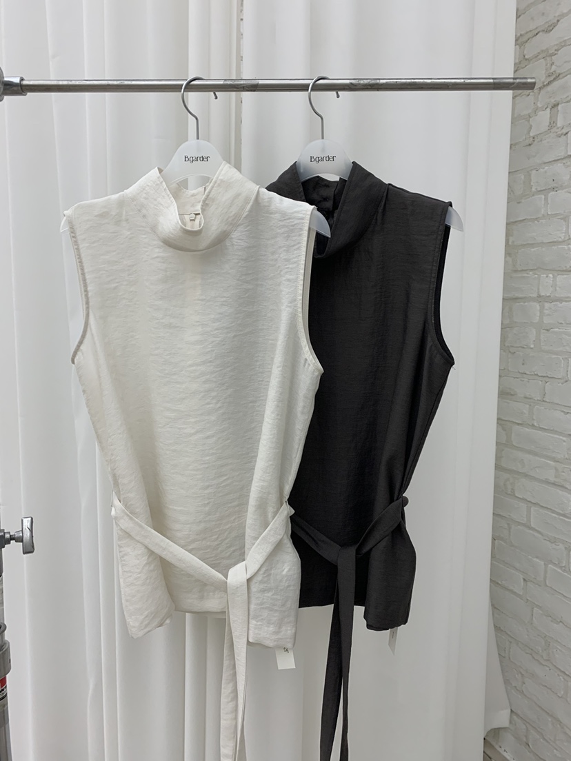 B_GARDER韓國代購女裝新品26春夏休閑時尚襯衫蕾絲衫高領B.GARDER襯衫/蕾絲衫