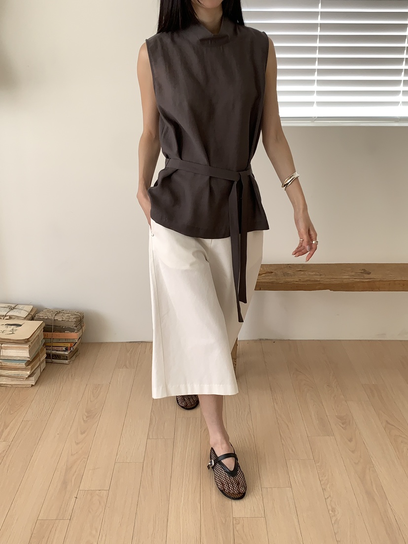 B_GARDER韓國代購女裝新品26春夏休閑時尚襯衫蕾絲衫高領B.GARDER襯衫/蕾絲衫