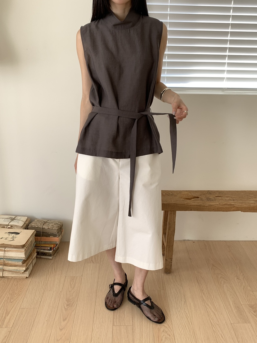 B_GARDER韓國代購女裝新品26春夏休閑時尚襯衫蕾絲衫高領B.GARDER襯衫/蕾絲衫