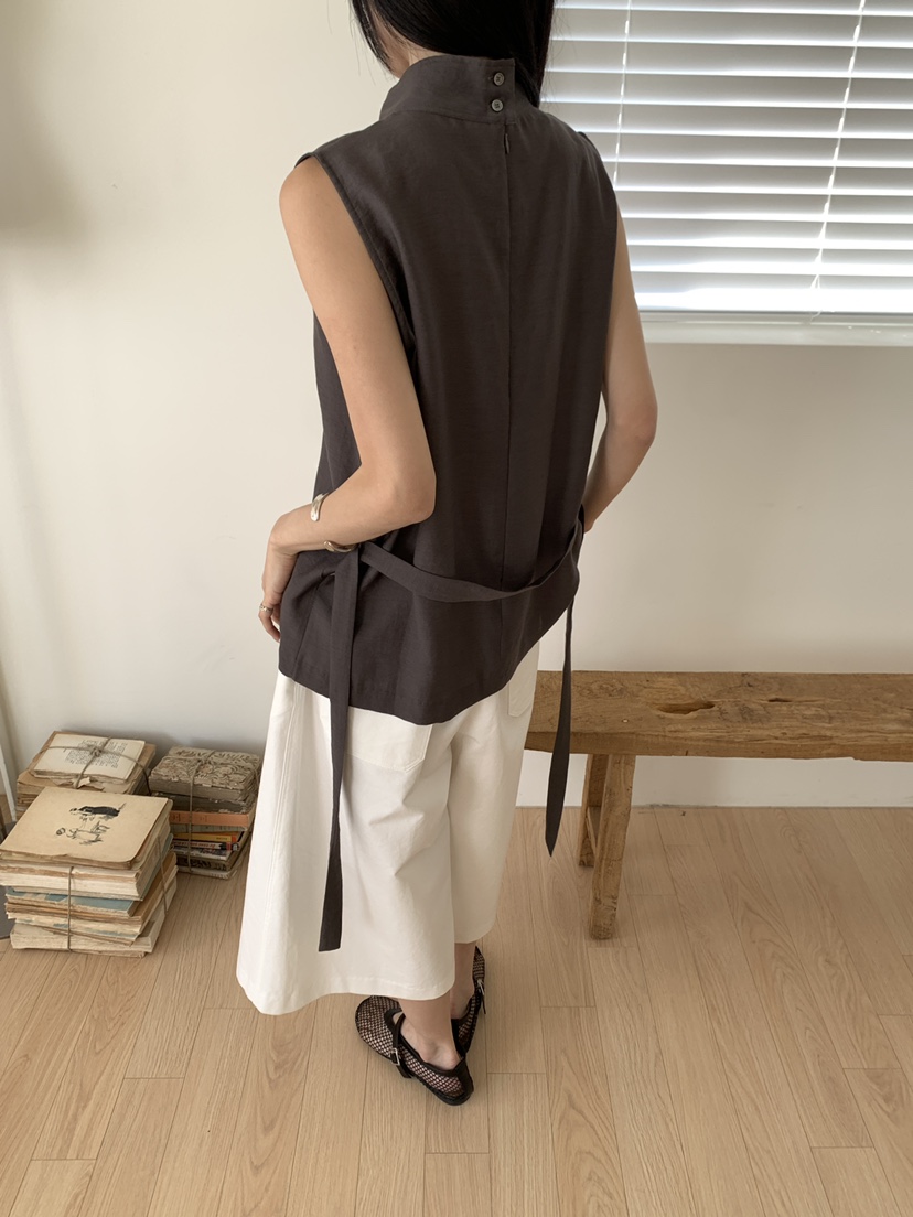 B_GARDER韓國代購女裝新品26春夏休閑時尚襯衫蕾絲衫高領B.GARDER襯衫/蕾絲衫