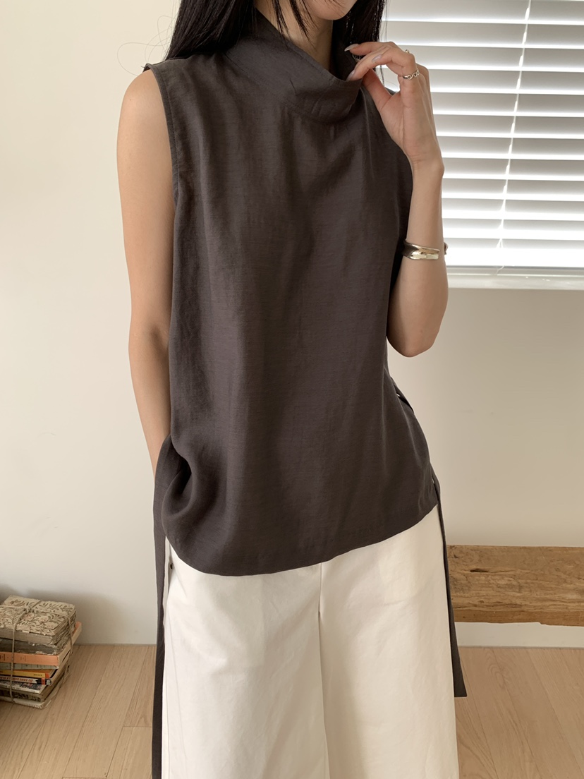 B_GARDER韓國代購女裝新品26春夏休閑時尚襯衫蕾絲衫高領B.GARDER襯衫/蕾絲衫