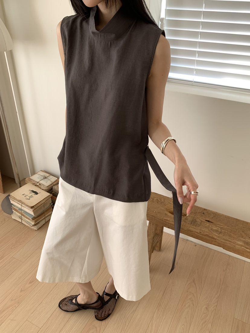 B_GARDER韓國代購女裝新品26春夏休閑時尚襯衫蕾絲衫高領B.GARDER襯衫/蕾絲衫