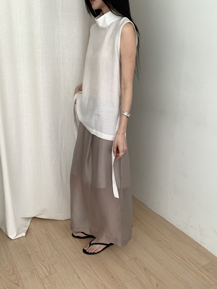 B_GARDER韓國代購女裝新品26春夏休閑時尚襯衫蕾絲衫高領B.GARDER襯衫/蕾絲衫