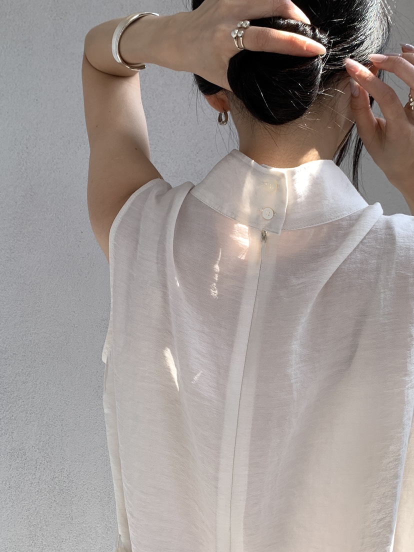 B_GARDER韓國代購女裝新品26春夏休閑時尚襯衫蕾絲衫高領B.GARDER襯衫/蕾絲衫