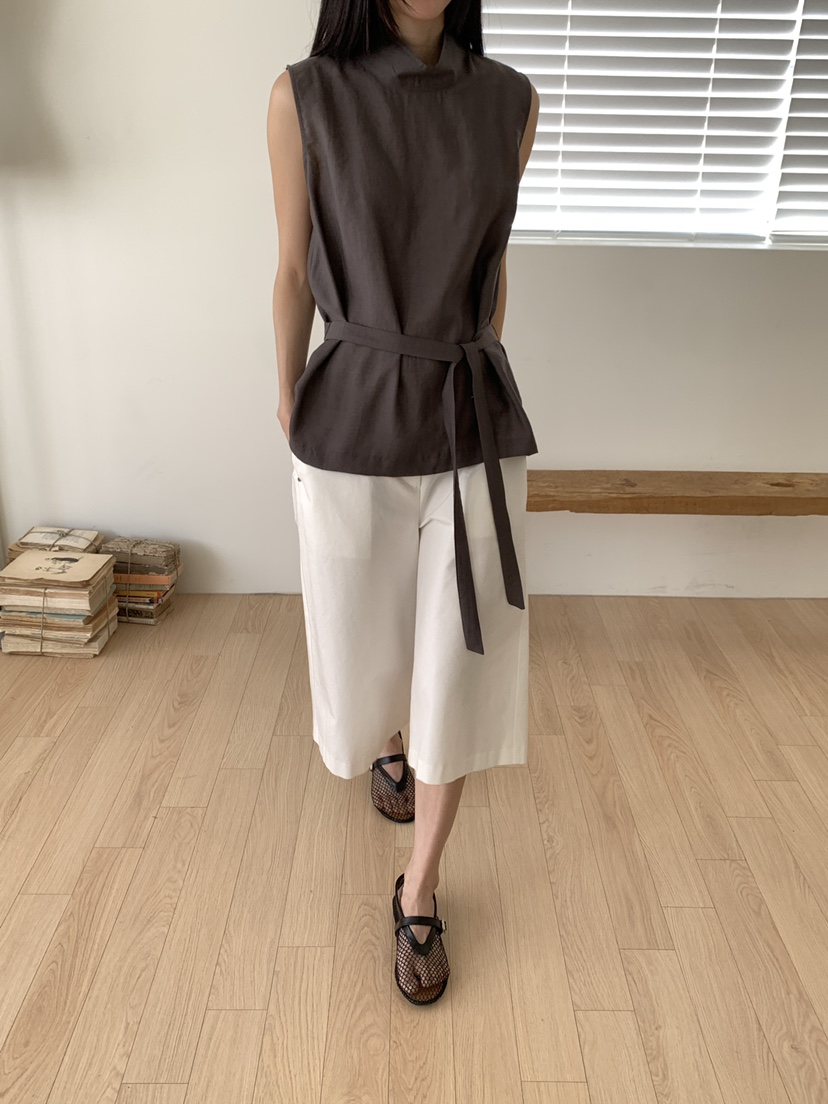 B_GARDER韓國代購女裝新品26春夏休閑時尚襯衫蕾絲衫高領B.GARDER襯衫/蕾絲衫圖色2