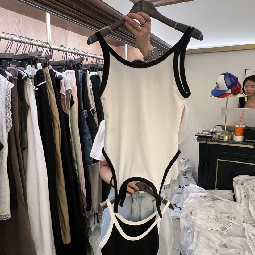 VIRKIN韓國直郵女士新品休閑26春夏熱賣人氣推薦吊帶背心VIRKIN吊帶/背心