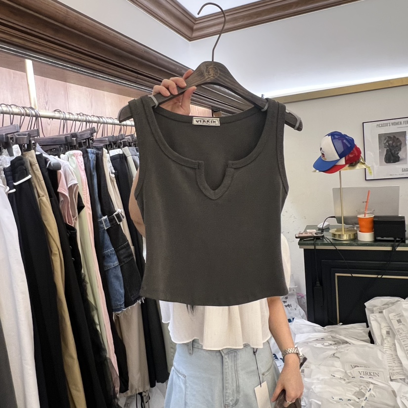 VIRKIN韓國直郵實拍女裝新款人氣時尚推薦26春夏吊帶背心VIRKIN吊帶/背心圖色3