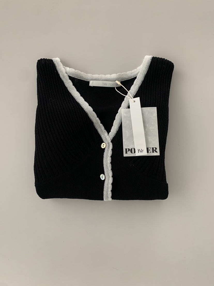 SHOP POSTER韓國直郵實拍女士新款26春夏推薦針織衫亞麻布SHOP_POSTER針織衫