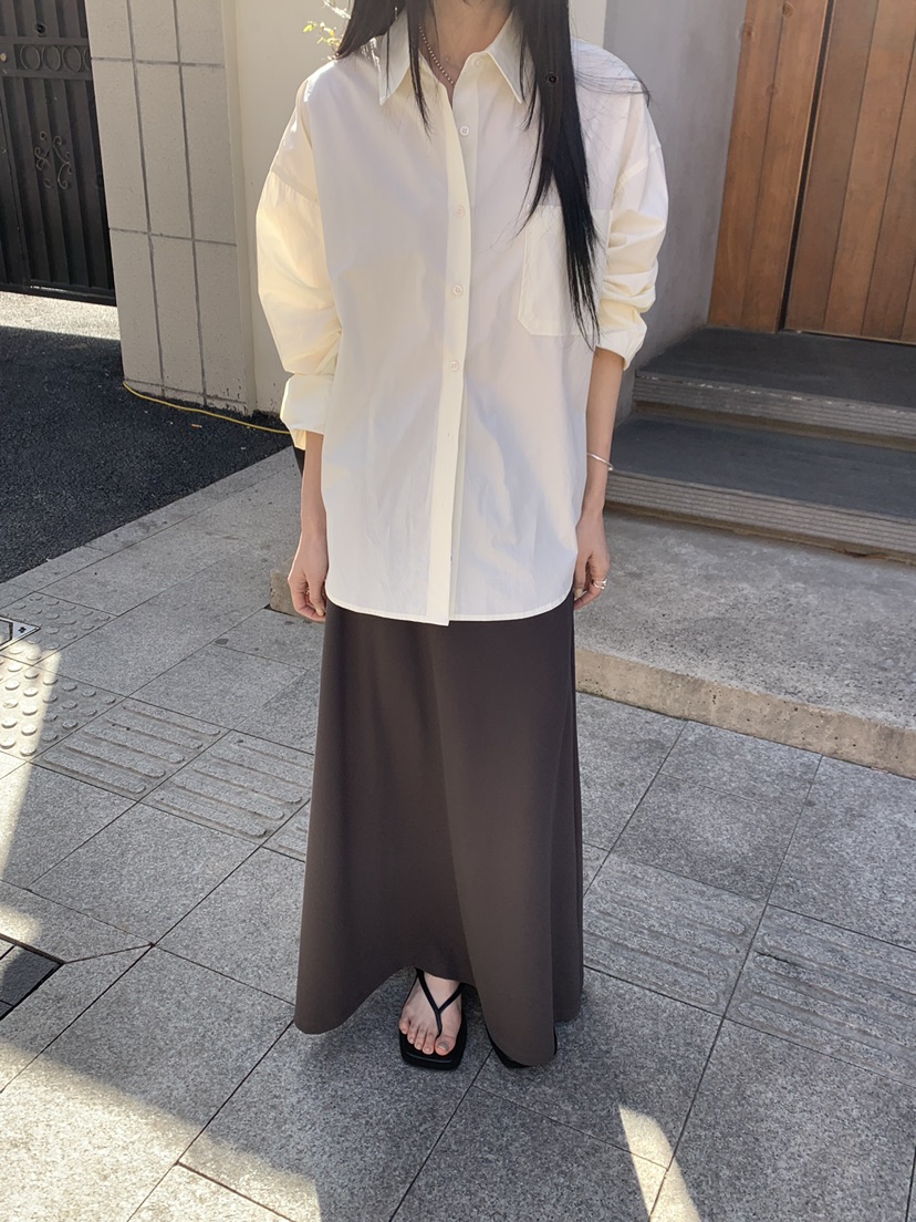 B_GARDER韓國東大門代購女裝新款26春夏時尚休閑職業長裙B.GARDER長裙