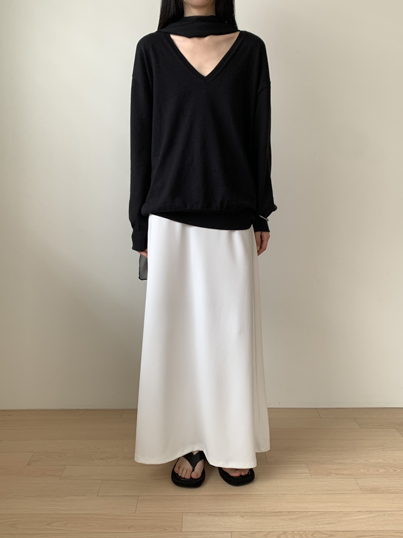 B_GARDER韓國東大門代購女裝新款26春夏時尚休閑職業長裙B.GARDER長裙