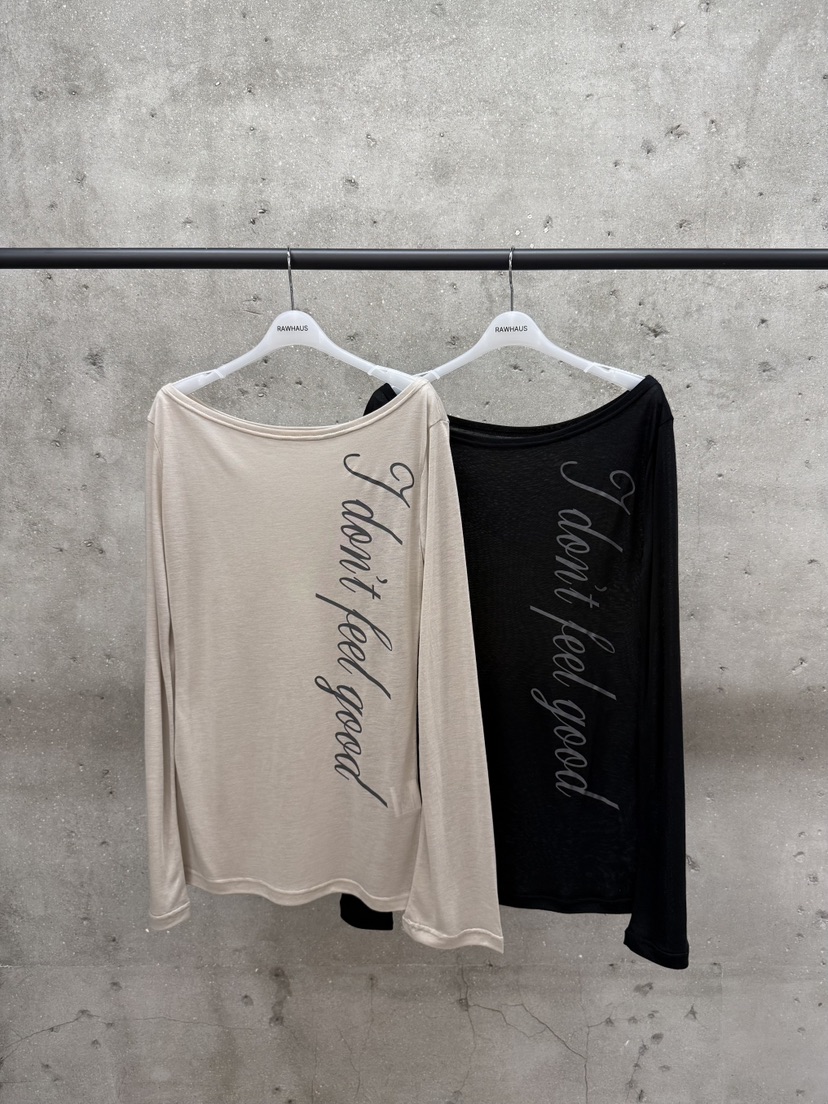 EST韓國代購女裝新款人氣職業熱賣時尚真品26春夏長袖T恤EST/RAWHAUS長袖T恤