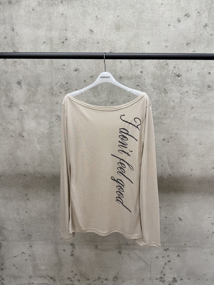 EST韓國代購女裝新款人氣職業熱賣時尚真品26春夏長袖T恤EST/RAWHAUS長袖T恤圖色1