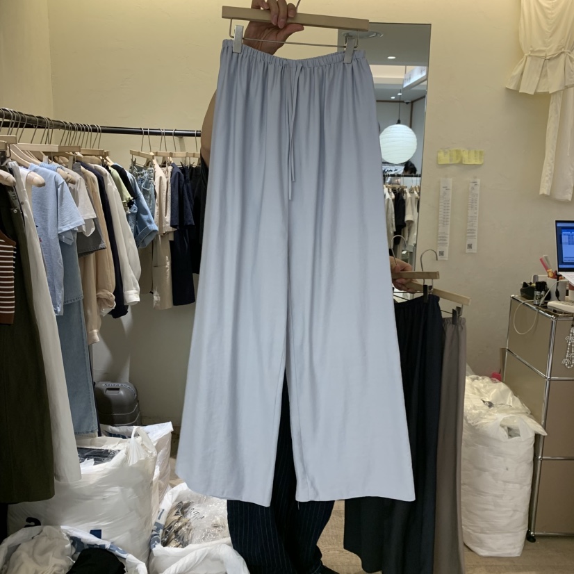 W AND J韓國直郵實拍女裝新品休閑時尚熱賣職業26春夏休閑褲W AND J休閑褲圖色2