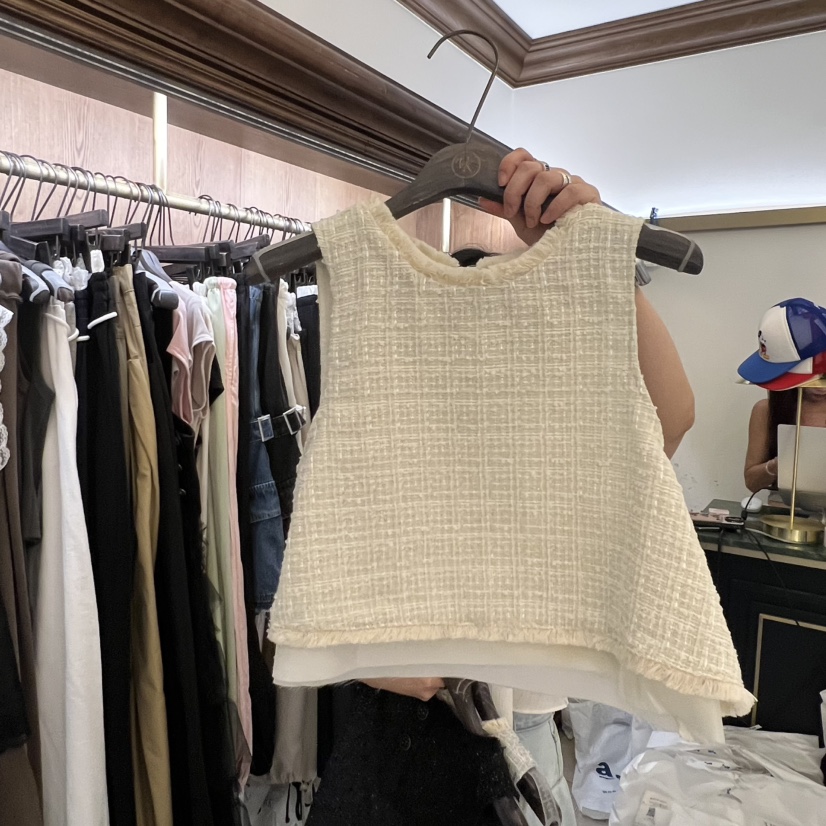 VIRKIN韓國直郵女裝新款休閑職業26春夏熱賣真品吊帶背心VIRKIN吊帶/背心圖色1