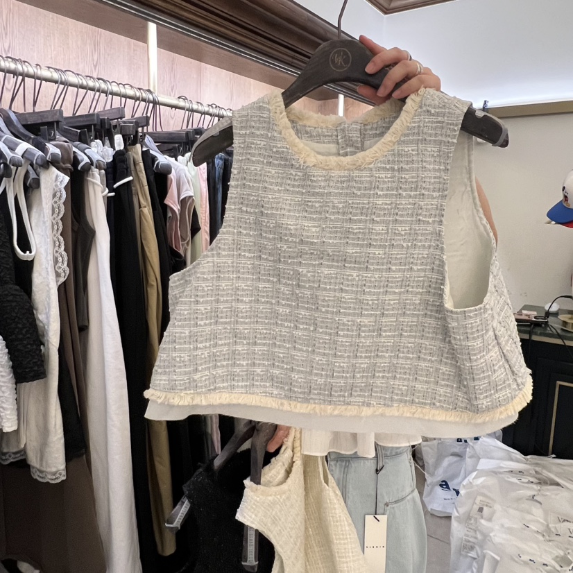 VIRKIN韓國直郵女裝新款休閑職業26春夏熱賣真品吊帶背心VIRKIN吊帶/背心圖色2