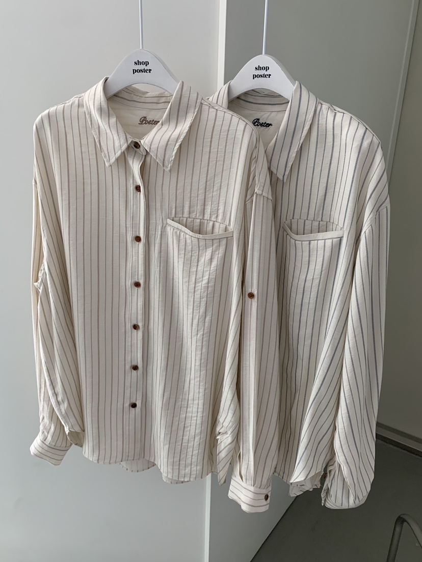 SHOP POSTER韓國直郵實拍女士新品推薦休閑人氣襯衫蕾絲衫SHOP_POSTER襯衫/蕾絲衫