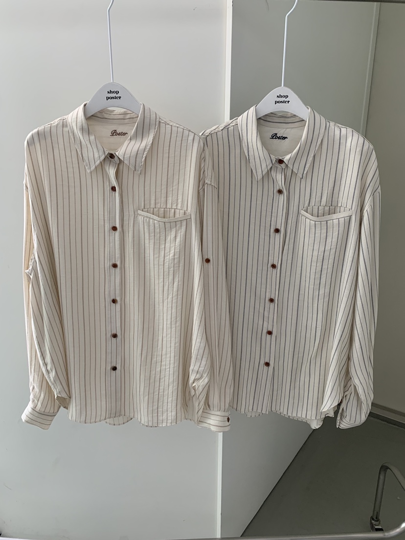 SHOP POSTER韓國直郵實拍女士新品推薦休閑人氣襯衫蕾絲衫SHOP_POSTER襯衫/蕾絲衫