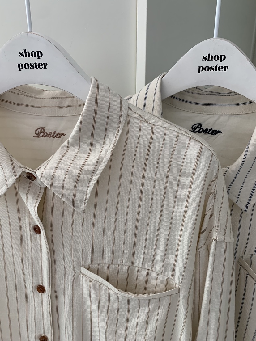 SHOP POSTER韓國直郵實拍女士新品推薦休閑人氣襯衫蕾絲衫SHOP_POSTER襯衫/蕾絲衫