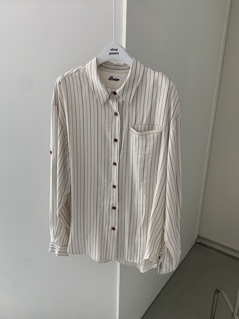 SHOP POSTER韓國直郵實拍女士新品推薦休閑人氣襯衫蕾絲衫SHOP_POSTER襯衫/蕾絲衫圖色2