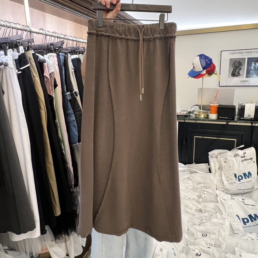 VIRKIN韓國東大門直郵女士新款推薦時尚人氣職業休閑長裙VIRKIN長裙圖色2