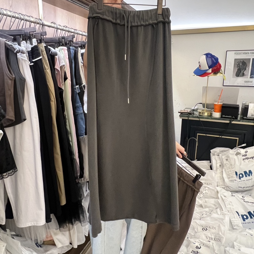 VIRKIN韓國東大門直郵女士新款推薦時尚人氣職業休閑長裙VIRKIN長裙圖色3