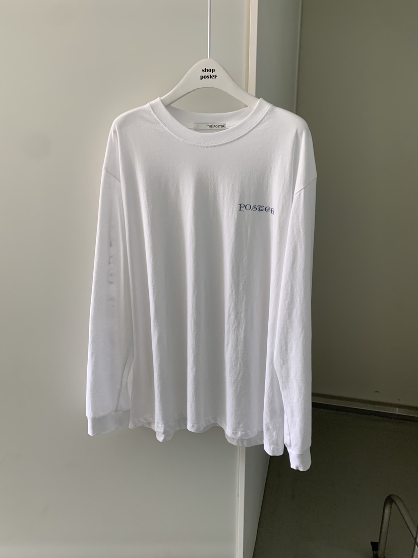 SHOP POSTER韓國直郵女裝新品人氣職業熱賣時尚26春夏長袖T恤SHOP_POSTER長袖T恤圖色1