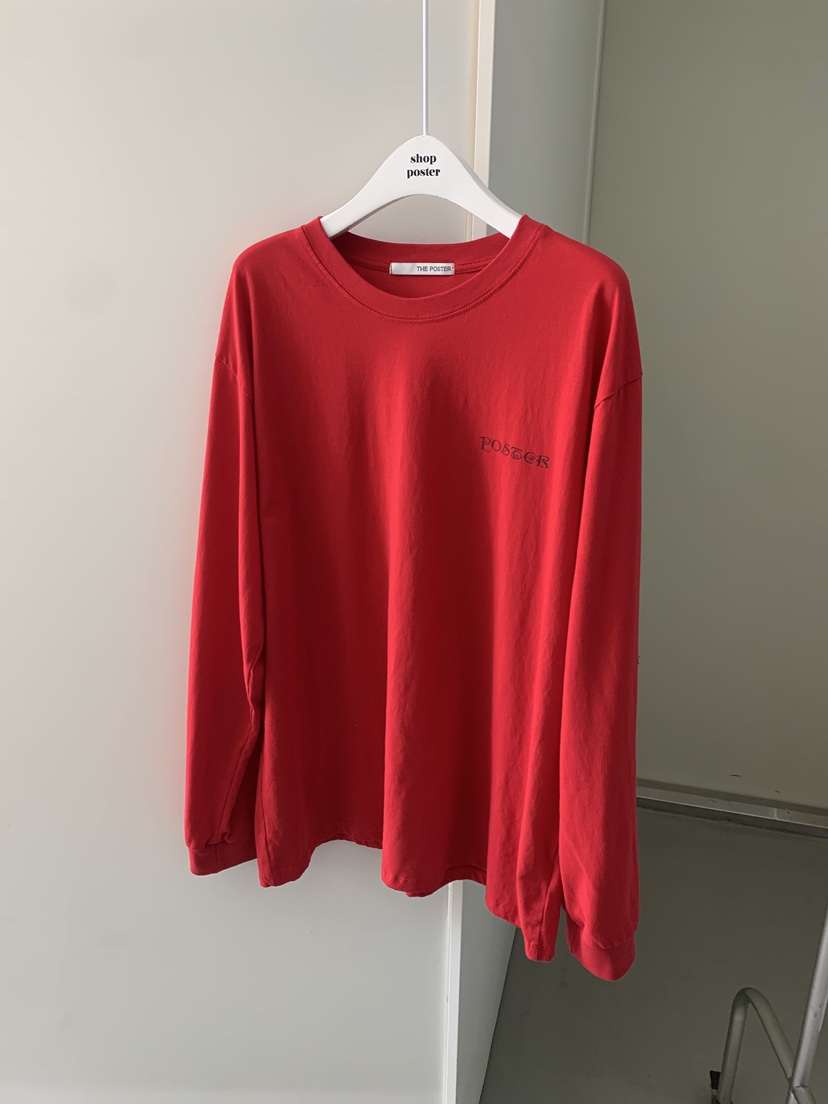 SHOP POSTER韓國直郵女裝新品人氣職業熱賣時尚26春夏長袖T恤SHOP_POSTER長袖T恤圖色4