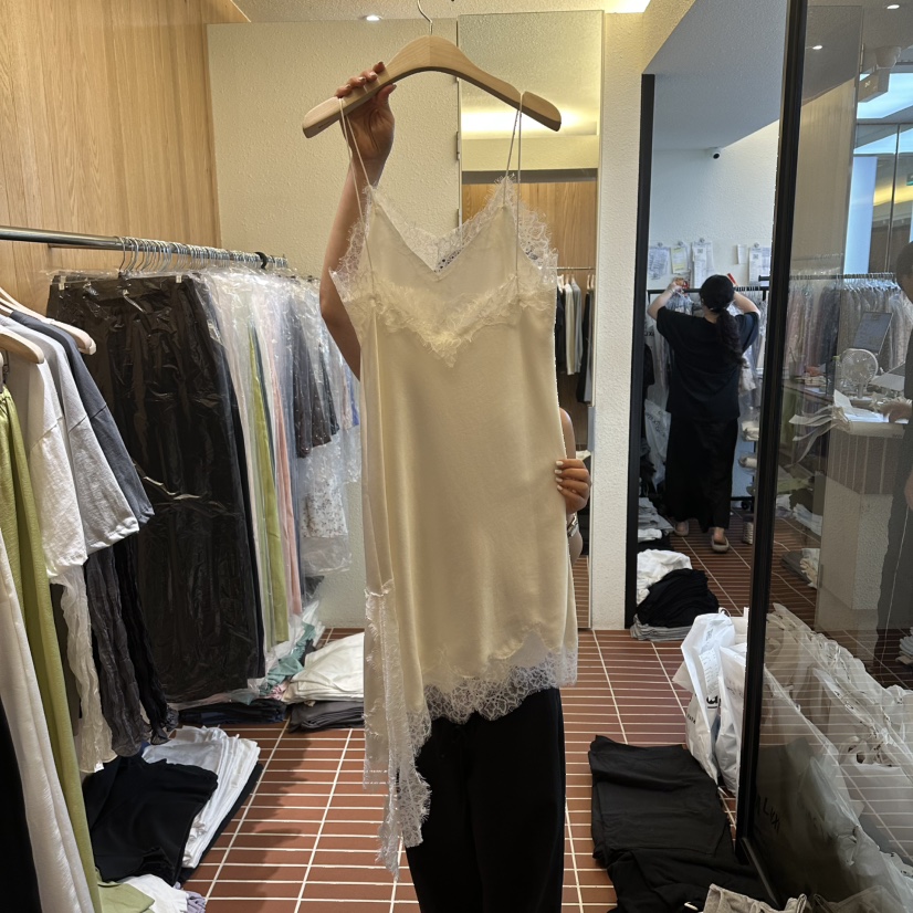 CHOI-L韓國東大門代購女士新品職業休閑連衣裙不對稱刺繡CHOI連衣裙