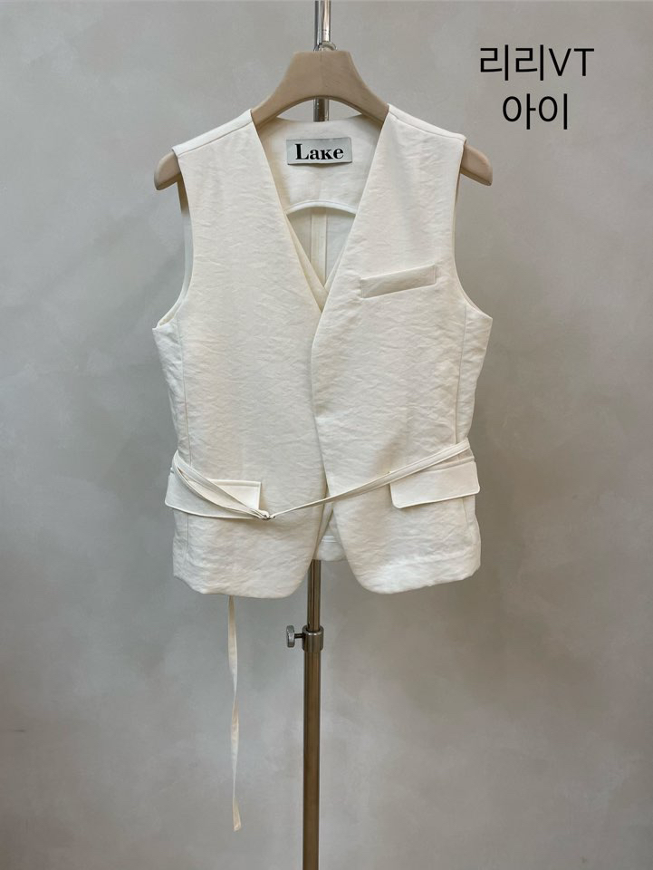 LAKE-A/KONI韓國代購女士新款推薦職業熱賣時尚26春夏馬甲Lake Side/KONI馬甲圖色1