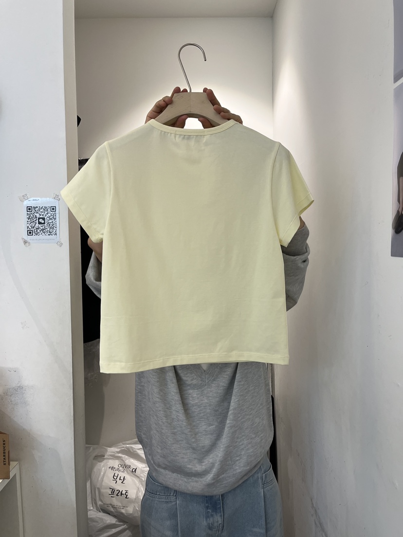 OUVIR韓國東大門代購女裝新品推薦26春夏休閑時尚職業T恤O.V.R/OUVIRT恤