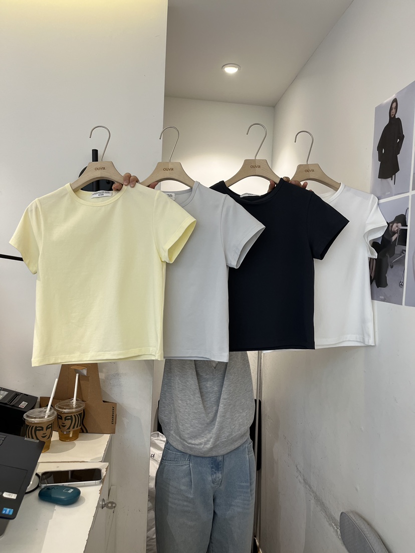 OUVIR韓國東大門代購女裝新品推薦26春夏休閑時尚職業T恤O.V.R/OUVIRT恤