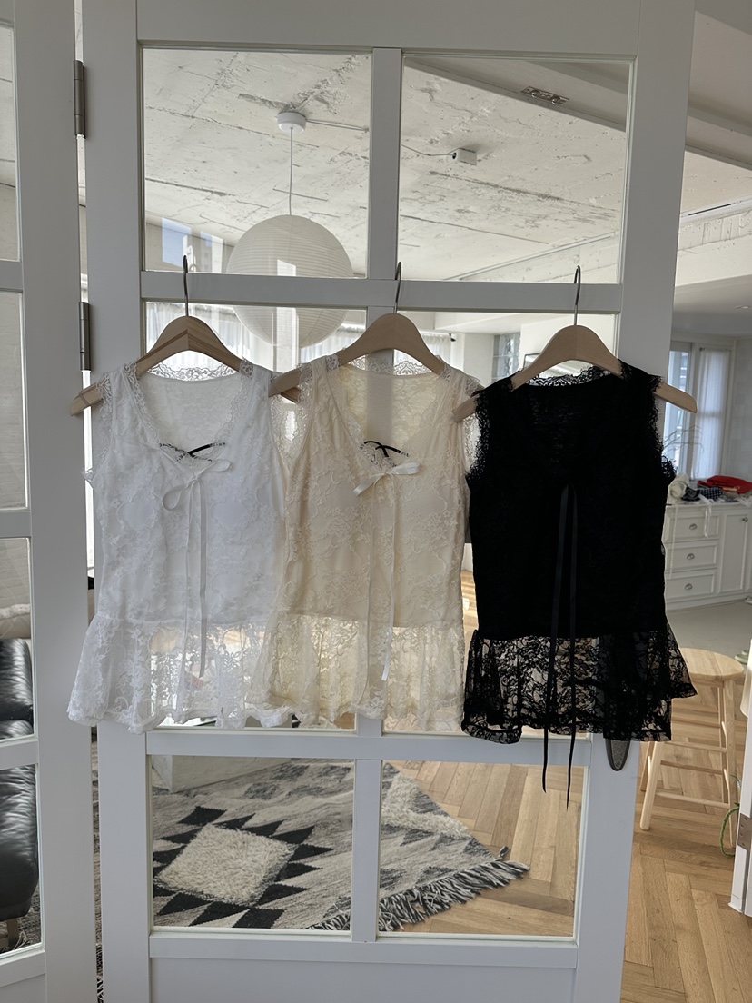 JOURNEY韓國直郵實拍女裝新款時尚推薦人氣吊帶背心荷葉邊JOURNEY吊帶/背心