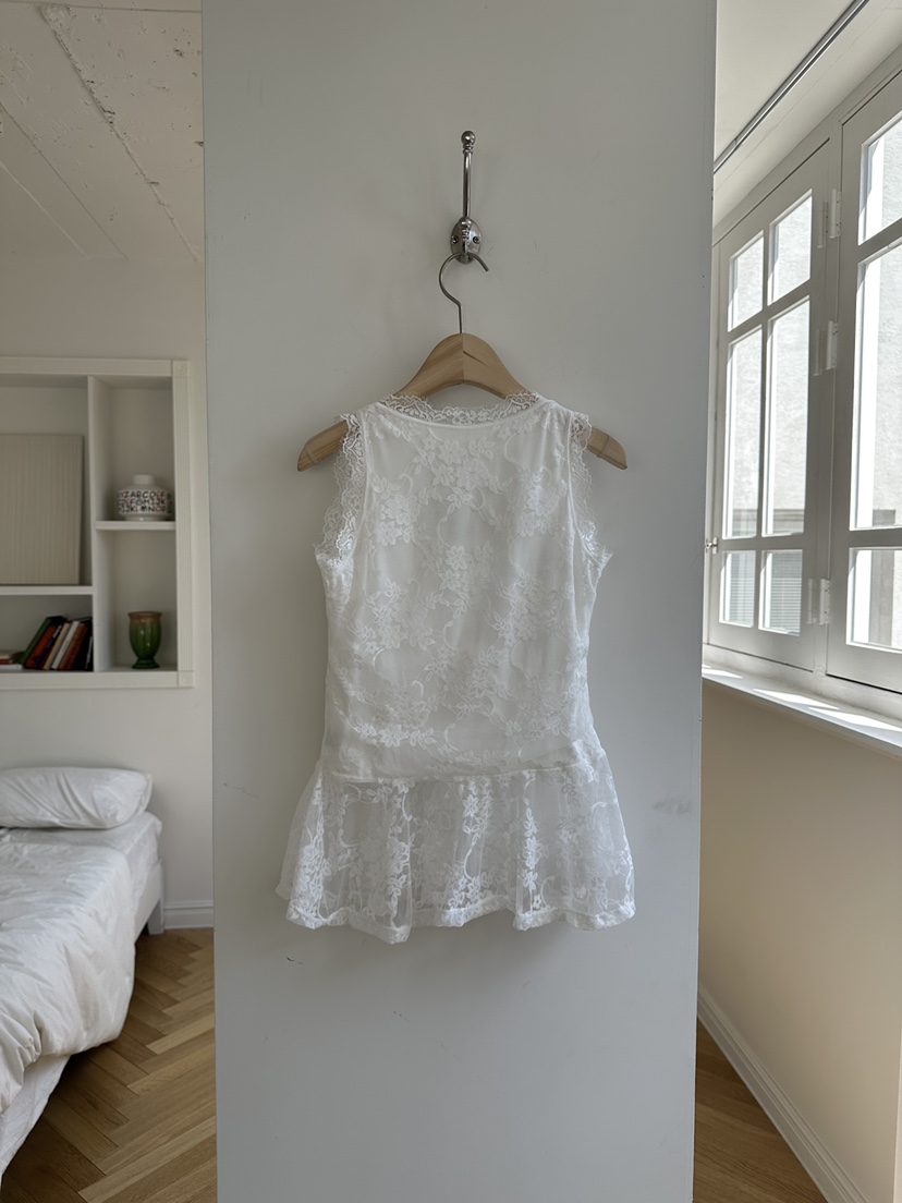 JOURNEY韓國直郵實拍女裝新款時尚推薦人氣吊帶背心荷葉邊JOURNEY吊帶/背心