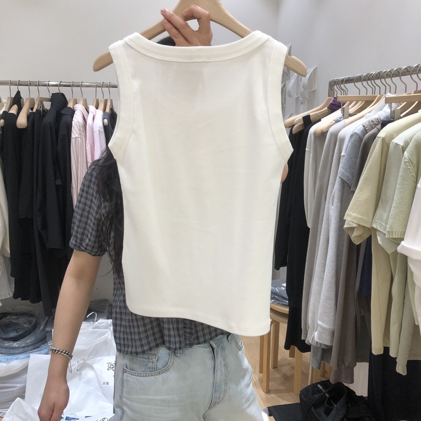 HAUS-A韓國直郵女士新款時尚人氣26春夏吊帶背心不含內搭棉質HAUSWOMEN吊帶/背心