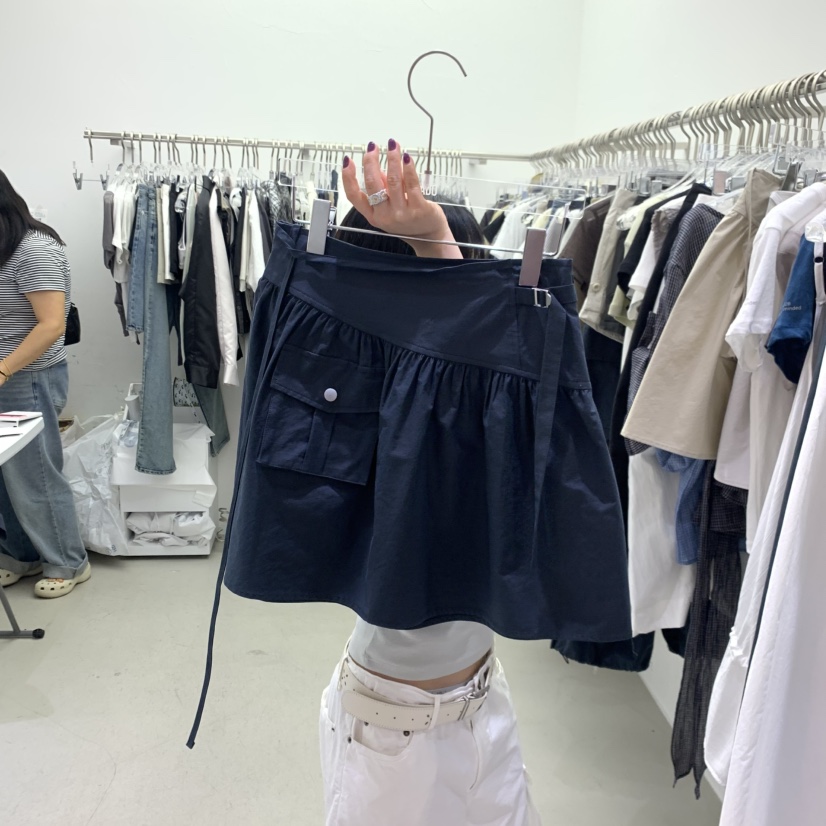 PADO韓國代購女裝新款熱賣休閑時尚職業26春夏推薦短裙口袋PADO短裙圖色3